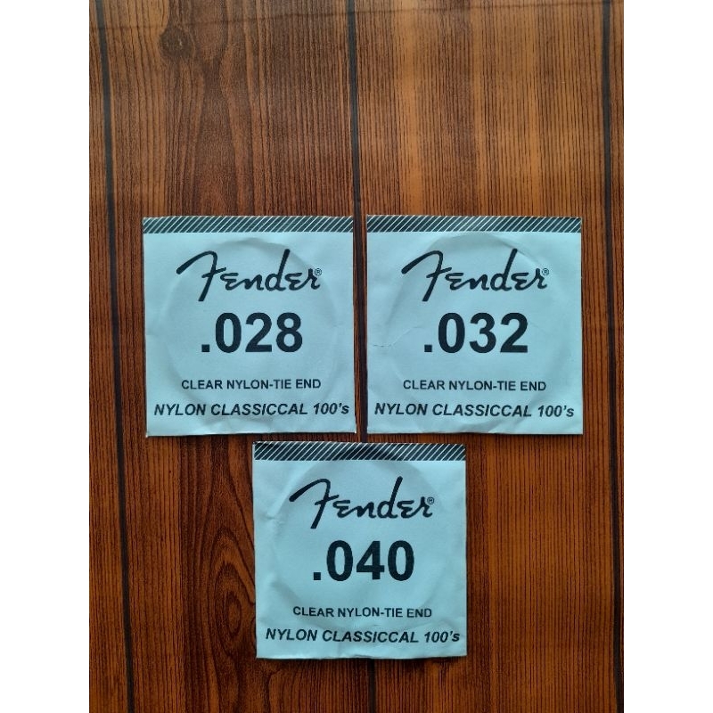 senar gitar nilon nylon klasik classic fender eceran senar 1,2 dan 3