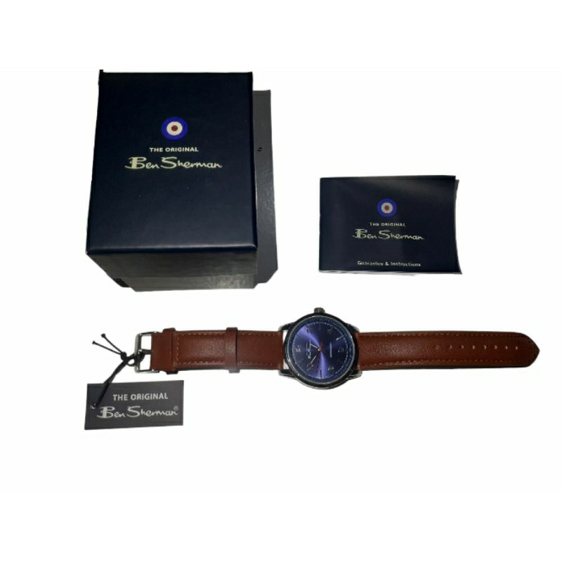 JAM TANGAN BEN SHERMAN WATCH TAN ORIGINAL