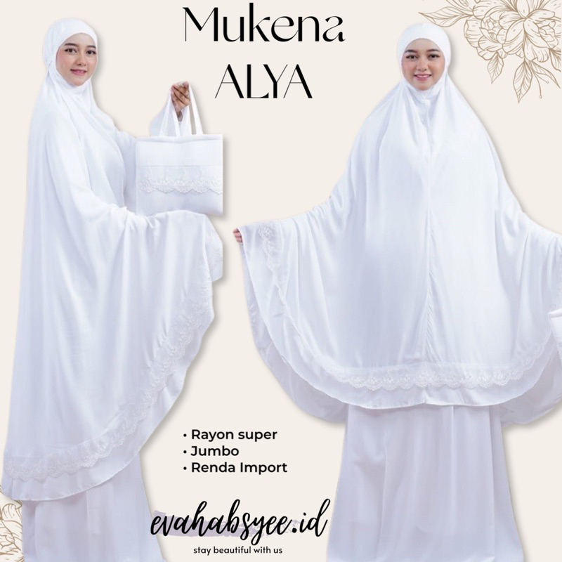 mukena Khadijah mukena umroh mukena putih jumbo mukena cantik mukena haji mukena putih polos mukena 