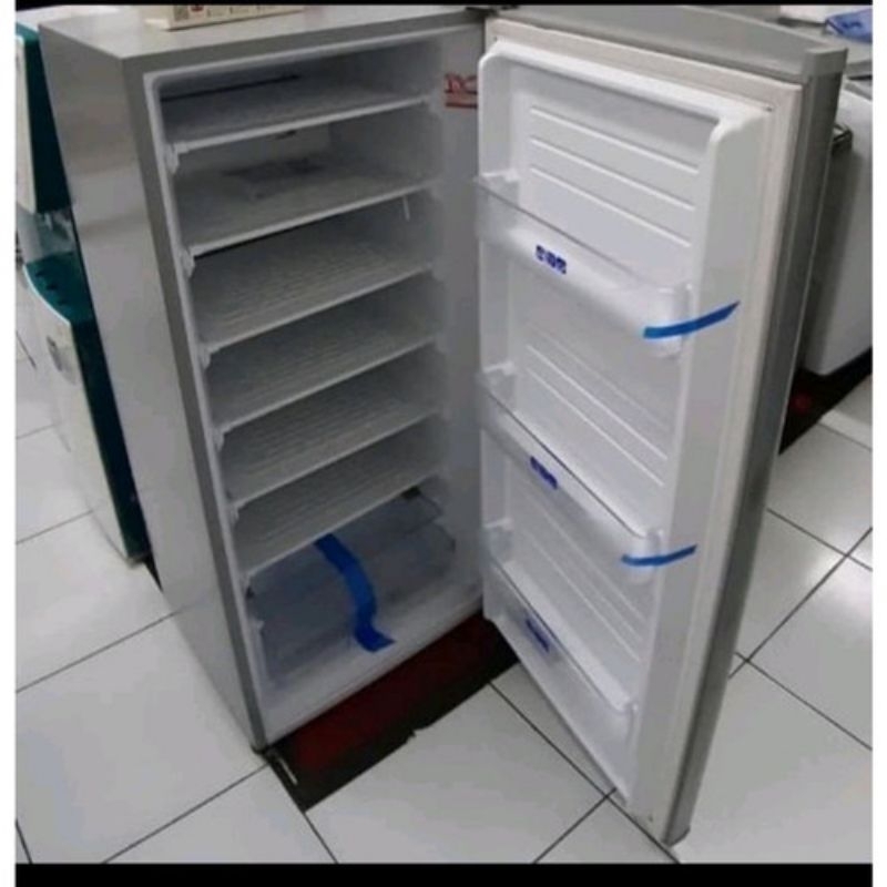 Sharp Kulkas Freezer, Kulkas Khusus Es 6rak type FJ-M 189N SS, garansi resmi