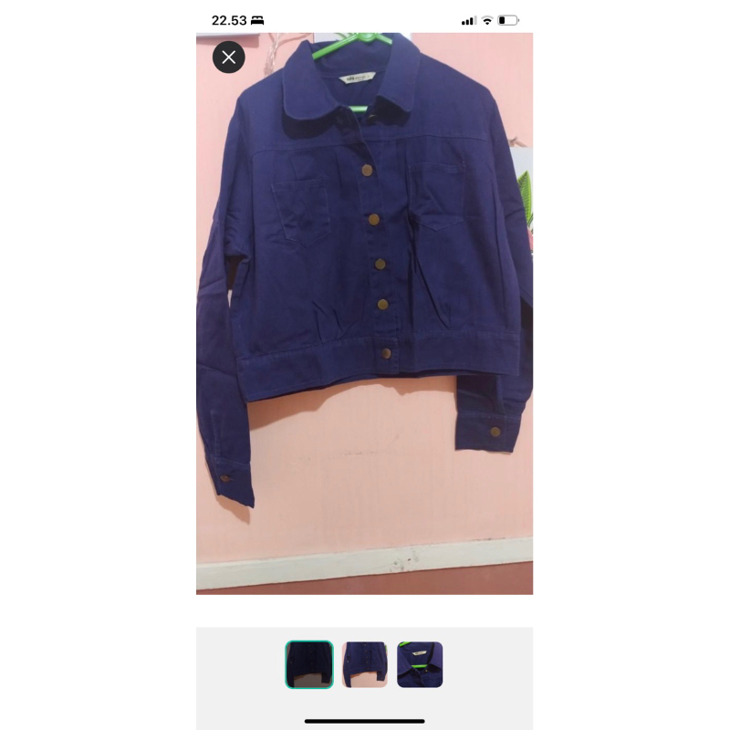 jaket crop ada woman