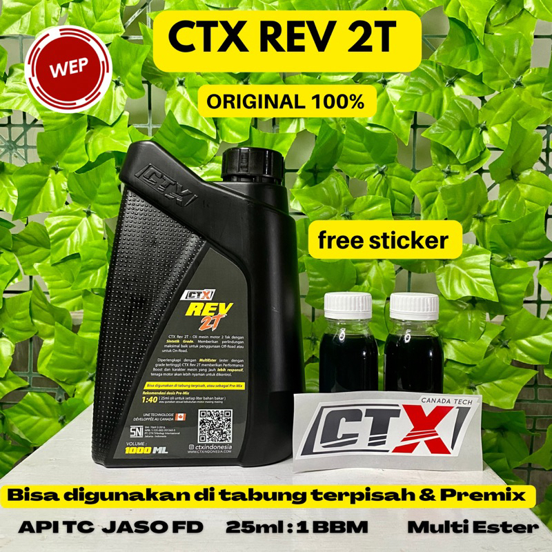 Oli Samping CTX REV 2T Multi Ester Repack 100ml