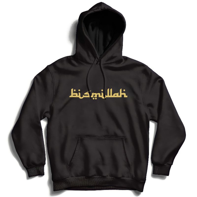 Jaket Hoodie Islam Bismillah - Pria Wanita Custom Distro Polos