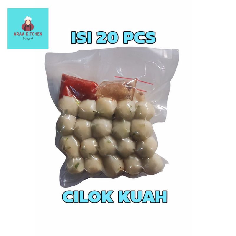 

cilok kuah isi cincang ayam