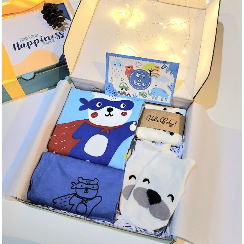 Hampers bayi/Kado bayi/Kado lahiran/ Setelan Boy