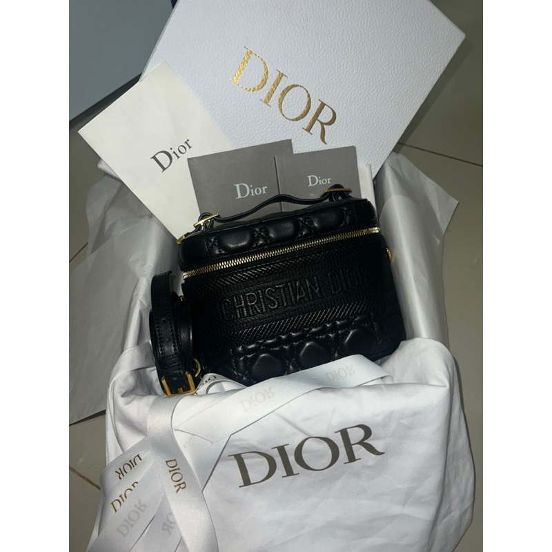 christian dior vanity case & fendi wallet
