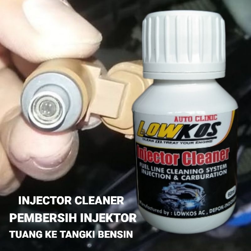 LOWKOS - INJECTOR CLEANER 60ml Cairan Pembersih injektor dan karburator untuk semua merek motor  tuang langsung kedalam tangki BBM