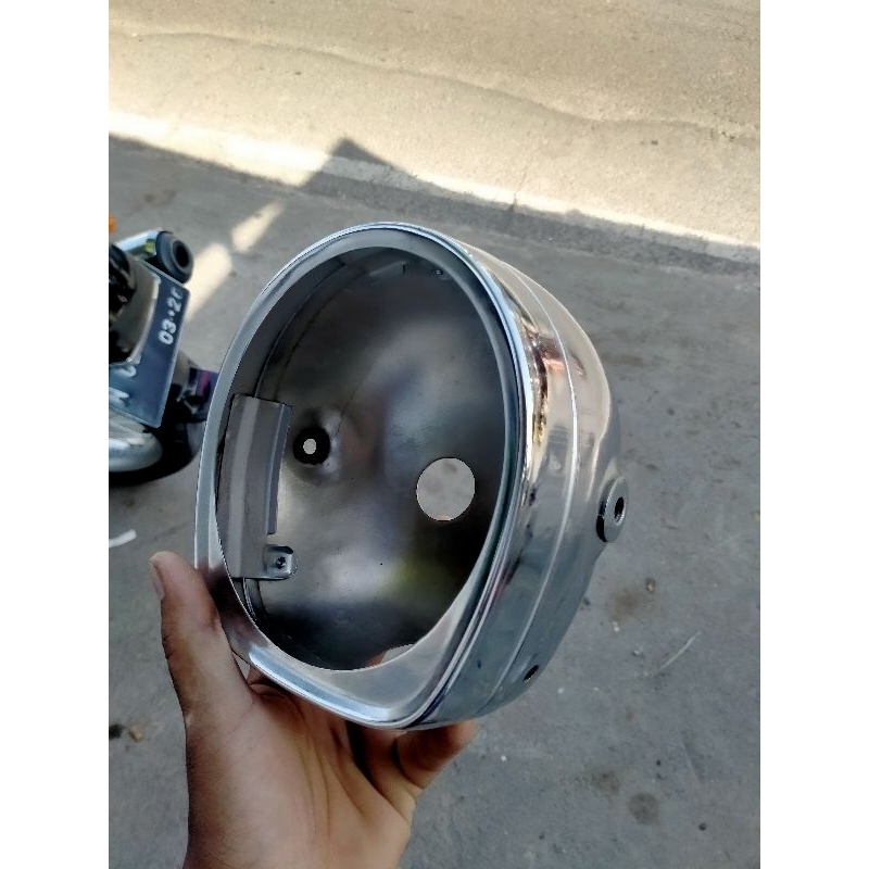 Batok lampu Vanvan crome batok lampu Vanvan