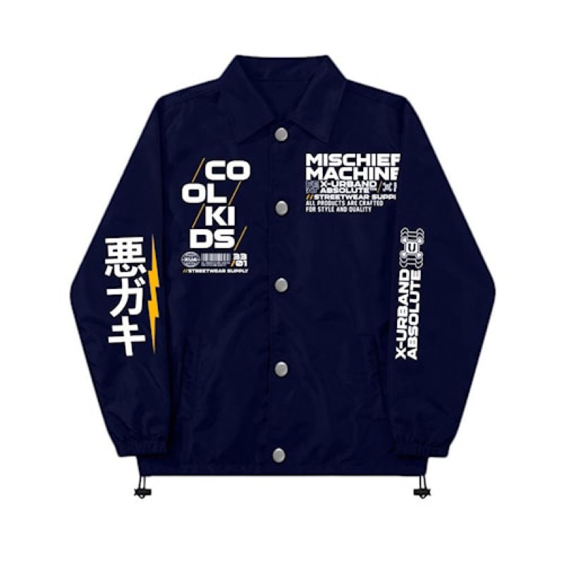 X urband Absolute Jaket Coach Anak Anak Windproof Laki Laki-Pere