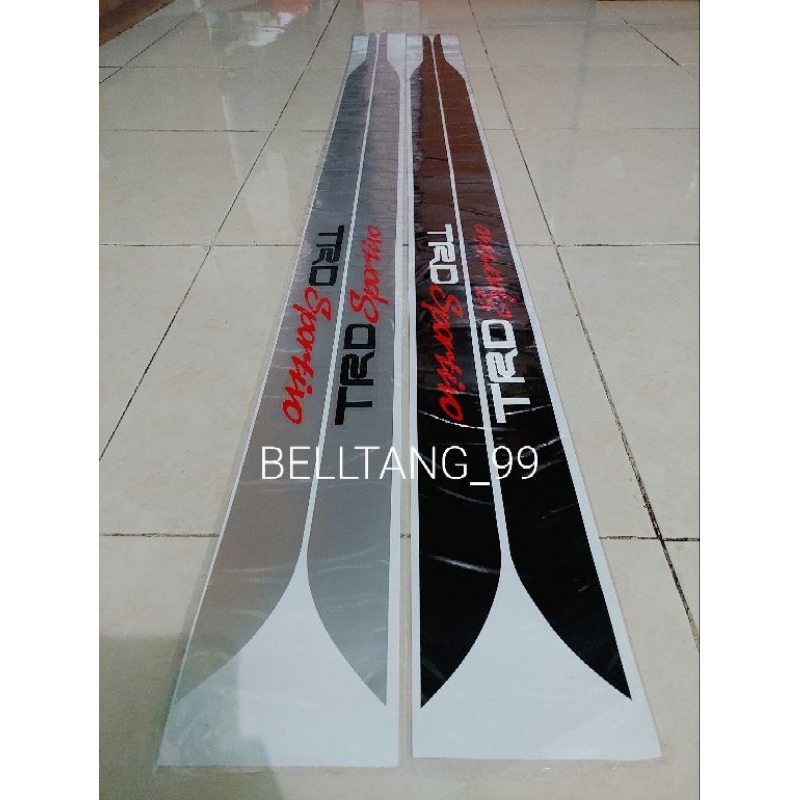 Sticker stiker trd sportivo fortuner/ stiker trd fortuner/ stiker fortuner