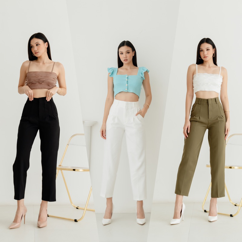 [ Keyclothingline ] Hope Pants / Celana Panjang Wanita