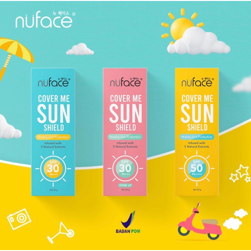 Nuface Cover Me Sun Shield Watery Sun Protection 50gr