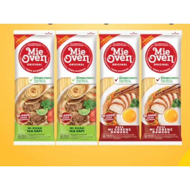 

MIE OVEN ORIGINAL GORENG DAN KUAH