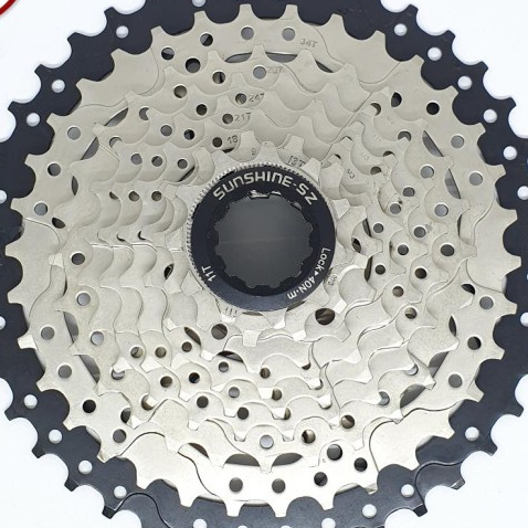 Sprocket Sunshine 9 Speed 9Speed 11 - 42T Sproket 42T Untuk Sepeda Lip