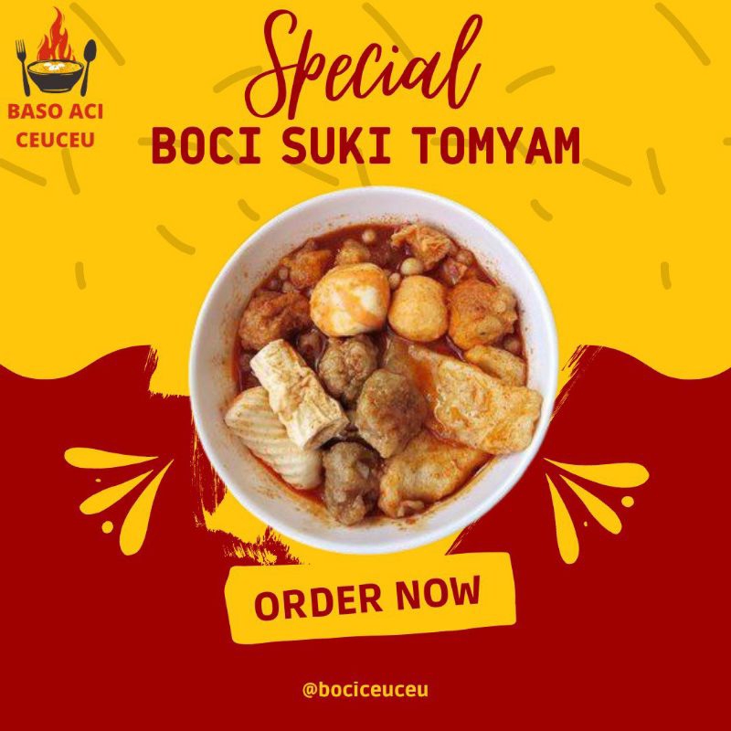 Baso Aci CeuCeu Suki Tomyam Frozen Food Seafood