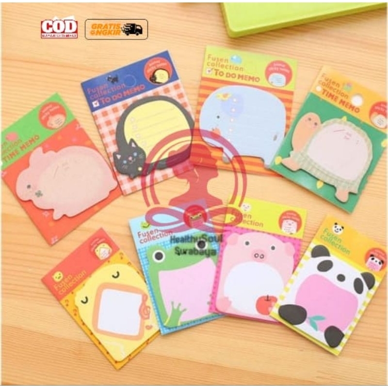 

❤️Bless❤️Sticky notes memo tempel mini animal 1pak