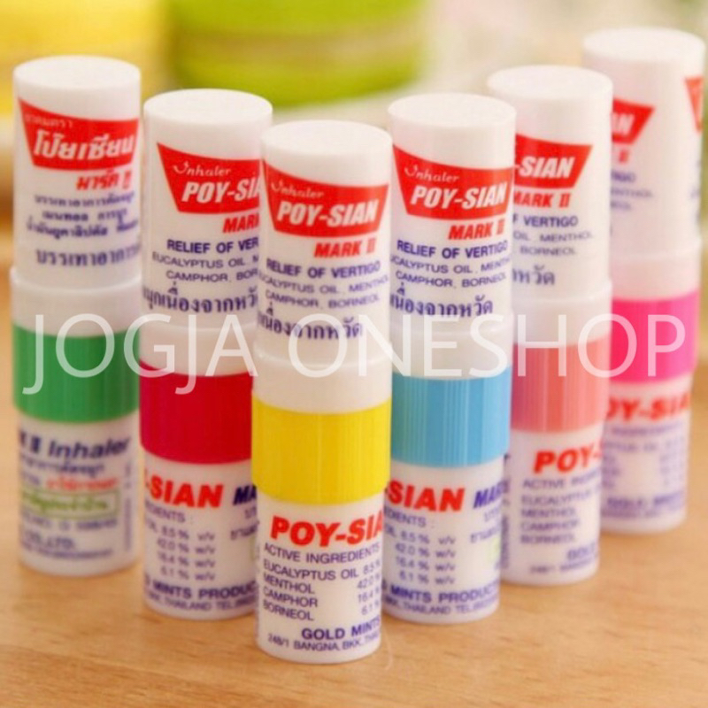 POY SIAN MARK II INHALER MINYAK ANGIN ASLI THAILAND - INHALER IMPORT THAILAND - INHALER LISA BLACKPI