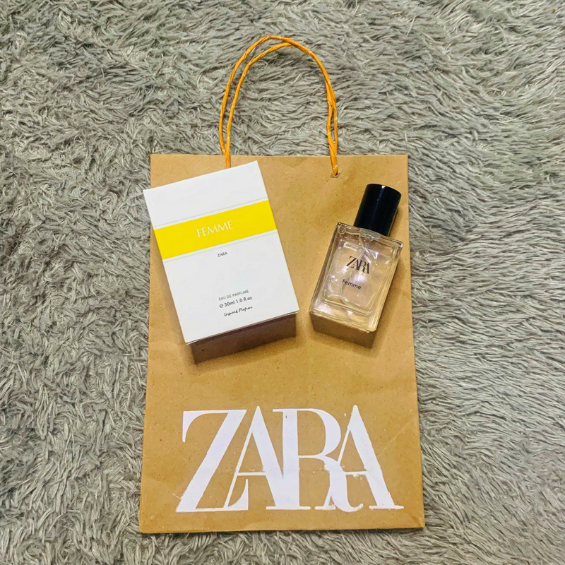 Femme Zara parfum 30ml Original singapore/Zara parfum/@labeauty.dila