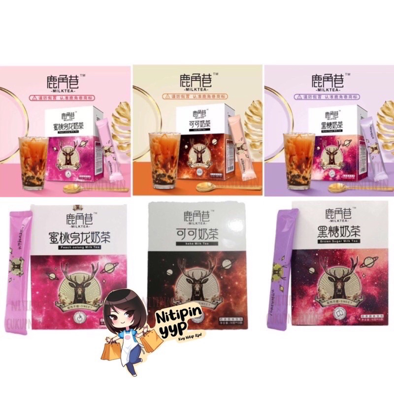 [HRG PER SACHET] Nescafe Coffee Tea / Alley Milk Tea Sachet China - Kopi Sachet Nescafe Alley