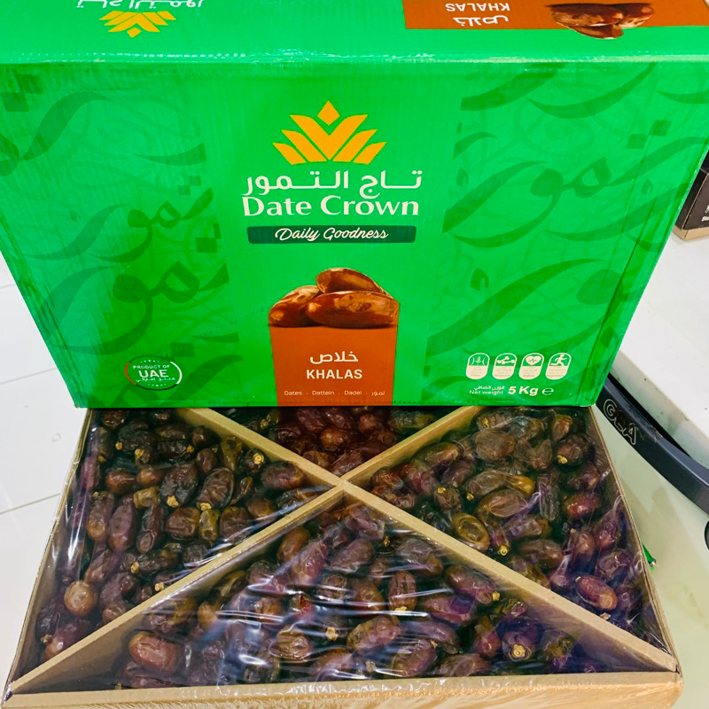 

Date crown Khalas 5kg Dc khalas kurma khalas kurma emirates kholas