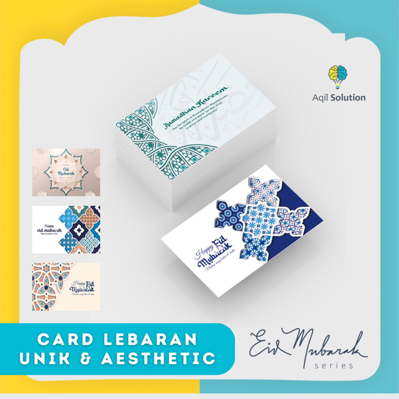 Eid Mubarak Card / Kartu Idul Fitri exclusive / Kartu Ucapan Lebaran Ramadhan