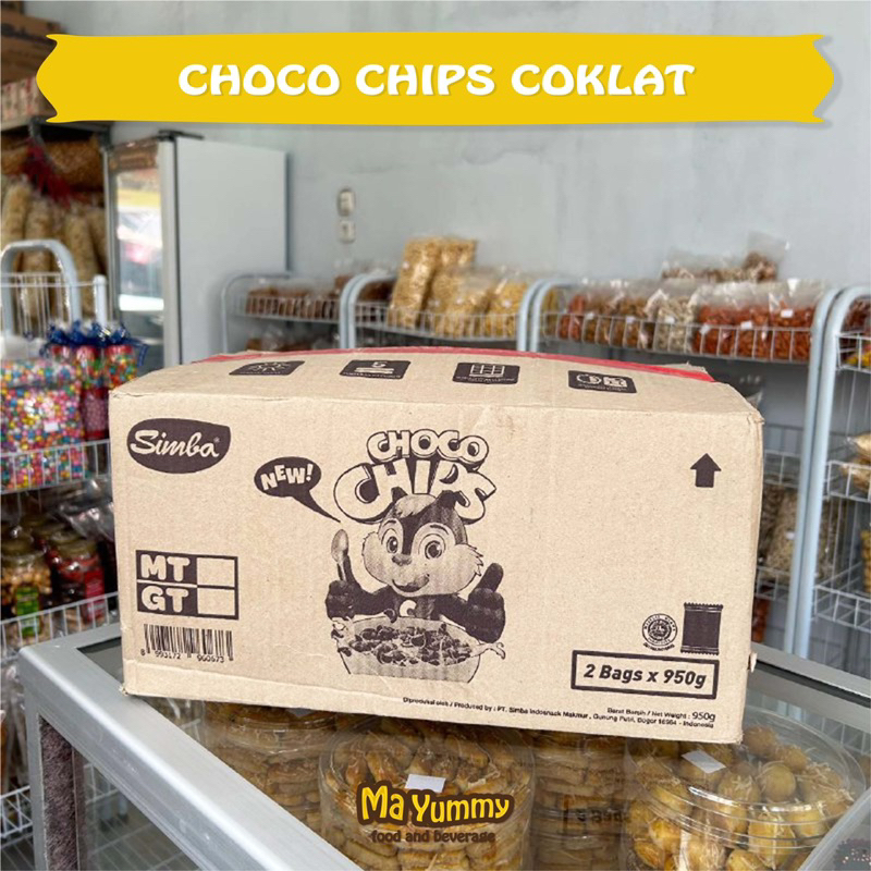 

Choco Chips Simba 1,9Kg & Dloops Fruits 2Kg