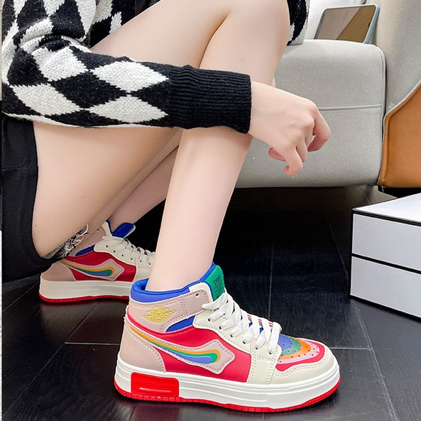 TBIG [COD] Sepatu Sekolah Sneakers Import Shoes JDSPORTE Wanita Sepatu Korea Style Sekolah Kuliah