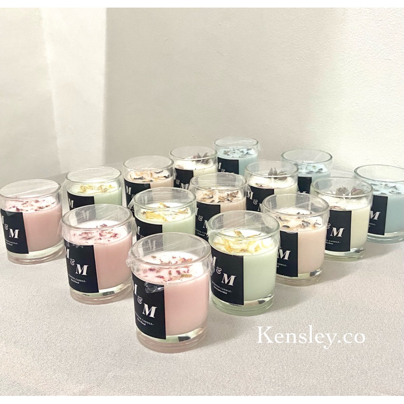 KENSLEY Lilin Aromaterapi CUSTOM - Scented Candle Premium