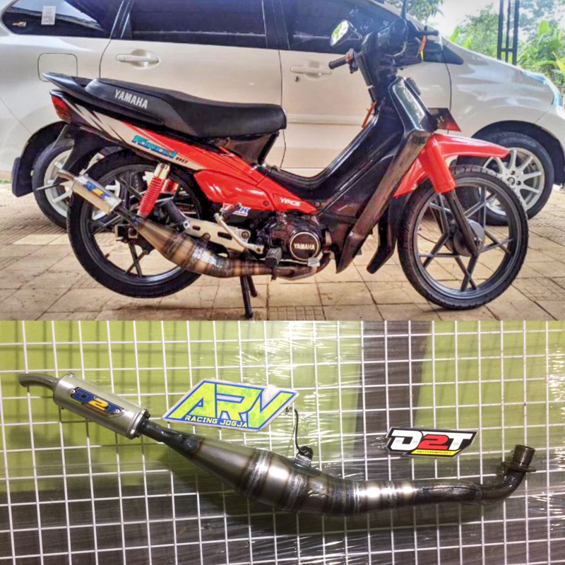 Knalpot D2T fizr dot samping original Jogja