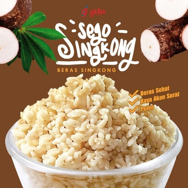 

BERAS SINGKONG 500 GRAM