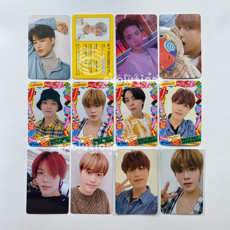 NCT 127 Empathy Departure Sticker Official Photocard [BACA DESC‼️] PC Taeil Yangyang Jaehyun Haechan