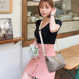 Tas Selempang Wanita Shoulder Bag Korea Style Tas Bahu Kasual Import Fashion Sling Bag Kain Oxford Azgalery T231