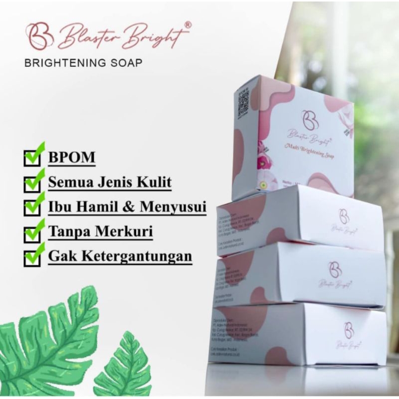 sabun jerawat,flek,kulit wajah kusam sabun blaster bright