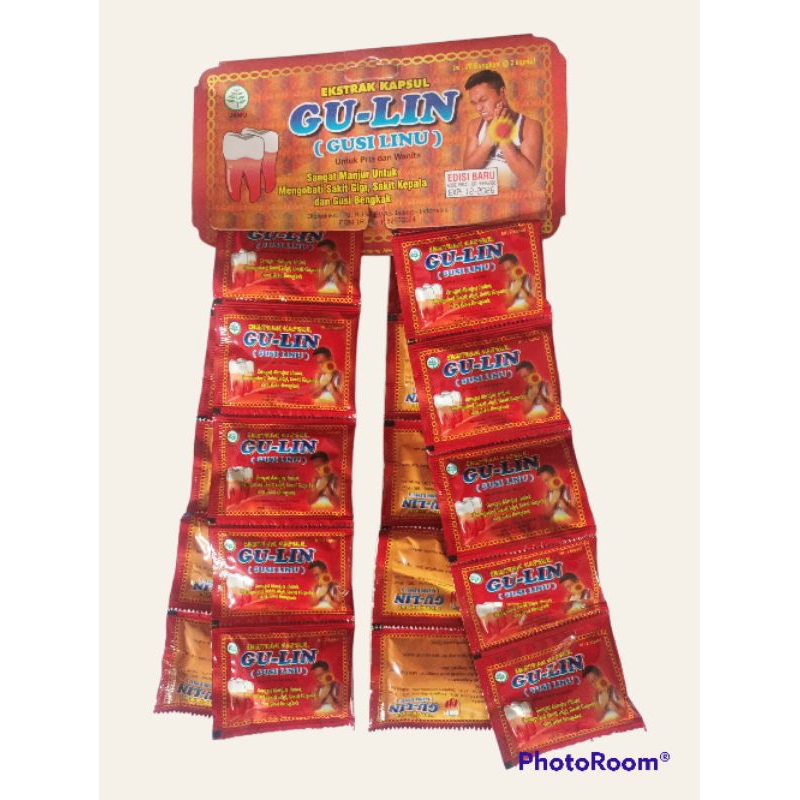 kapsul gulin sakit gigi