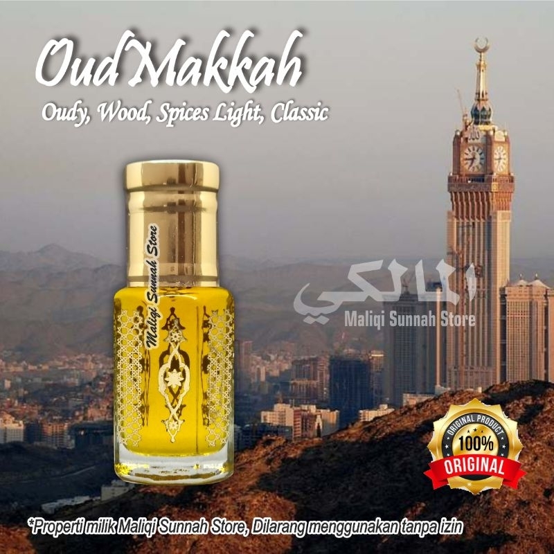 Parfum Arab Oud Makkah 6ml Original Saudi