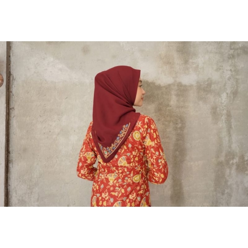 Jilbab seragam PPNI bordir