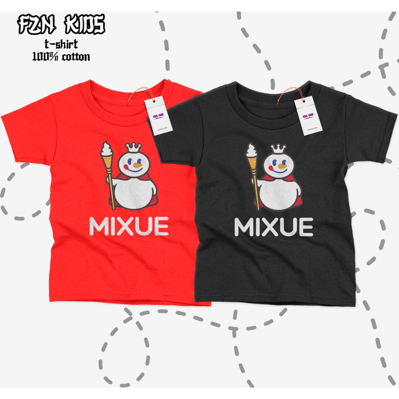 KAOS MIXUE ICE CREAM 1997 KAOS ANAK MIXUE