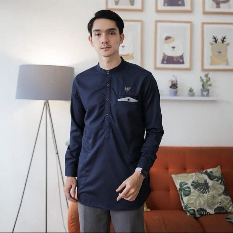 Baju Koko Pria Dewasa Baju Koko Lengan panjang