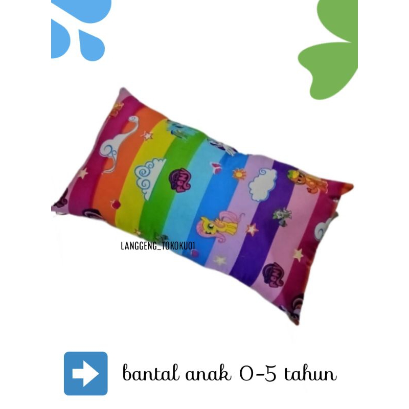 Bantal Anak 0-5 tahun/bantal anak karakter 30x50cm