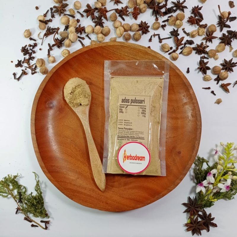 

1 KG BUBUK POWDER ADAS PULOSARI ADAS PULOWARAS ADAS MANIS DICAMPUR PULOSARI SERBUK HALUS POWDER TEPUNG - grade A
