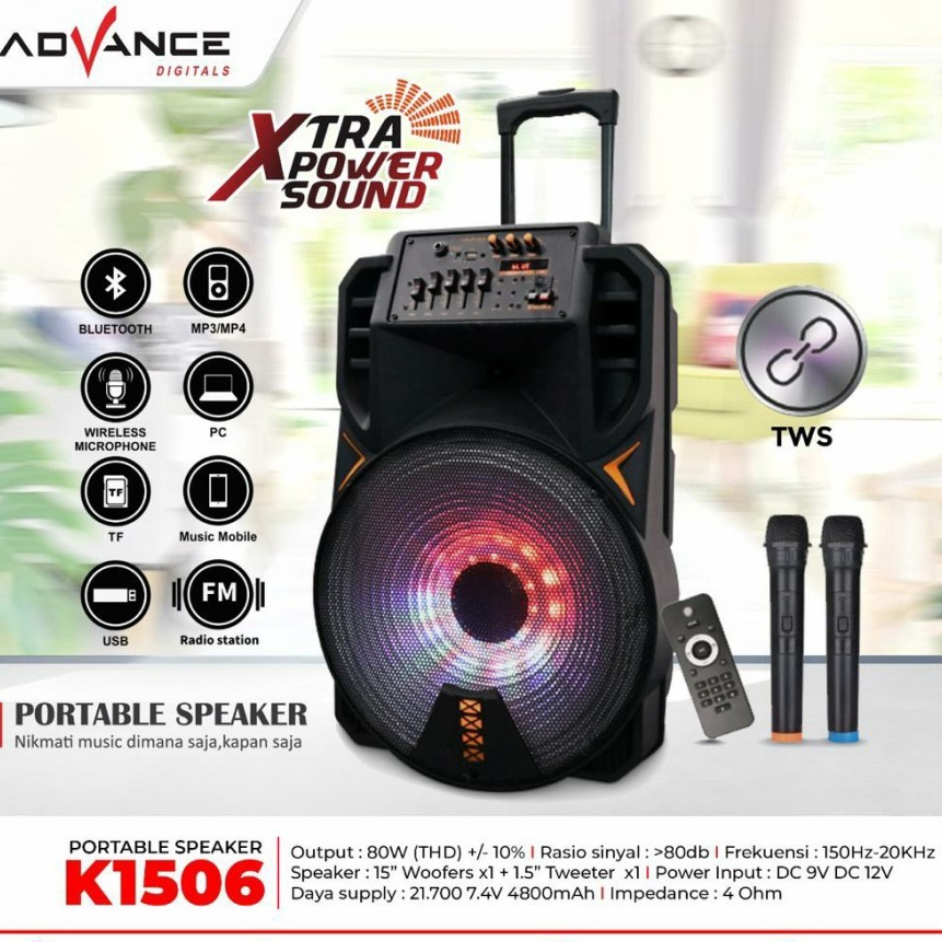 Advance Speaker Meeting Bluetooth K1506 15&quot;