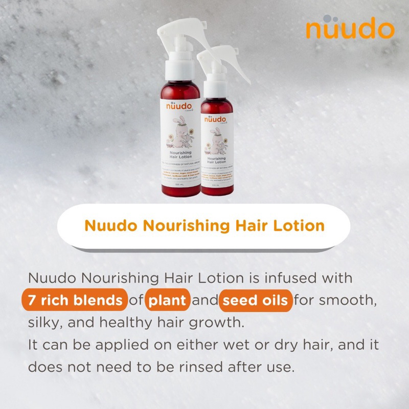 Nuudo Nourishing Hair Lotion Lotion Rambut Bayi &amp; Anak Perawatn Rambut Anak