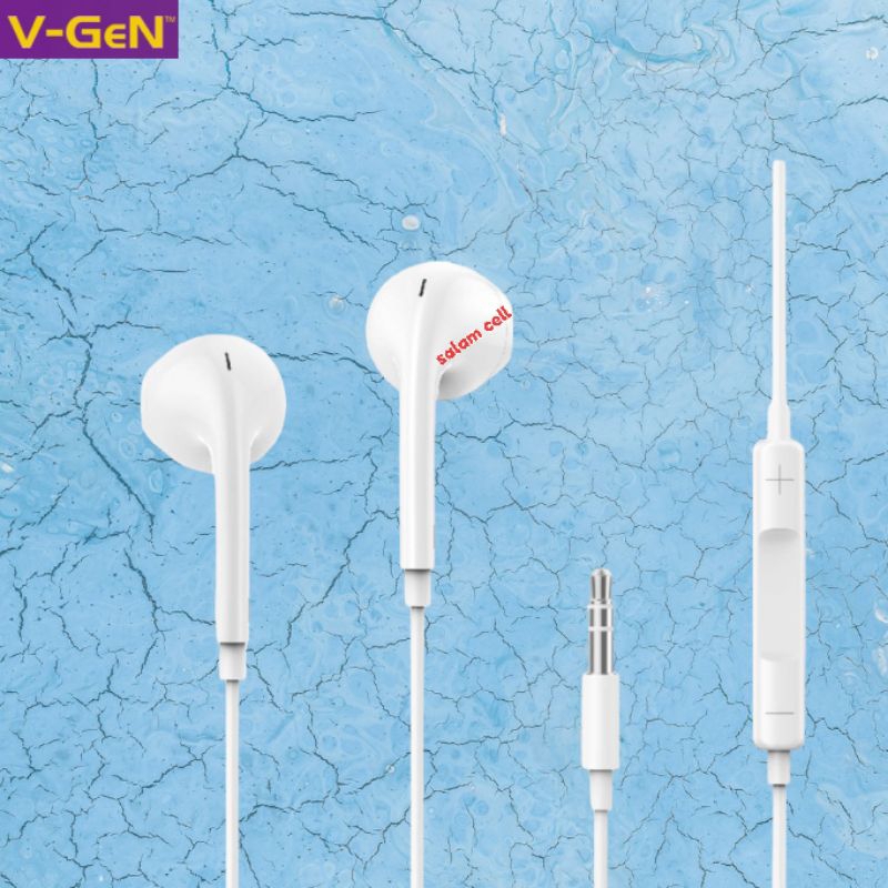 Headset V-Gen VEP1-33 Stereo Sound Original Vgen Vep1 33 Garansi Resmi