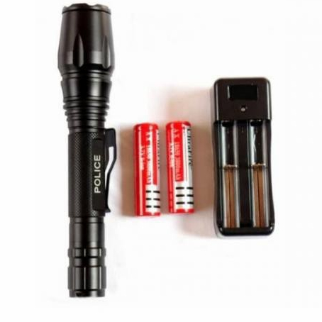 SENTER SWAT POLICE JINLONG JL-N2 2 BATERAI WATERPROOF RECHARGEABLE