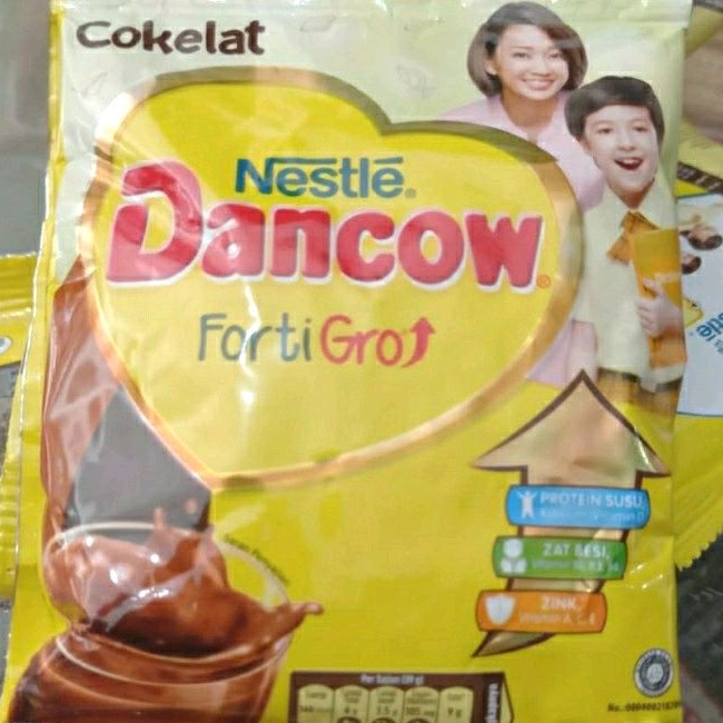 

SUSU BUBUK INSTAN DANCOW FORTI GRO COKLAT RENTENG (ISI 10 x 38 gr)