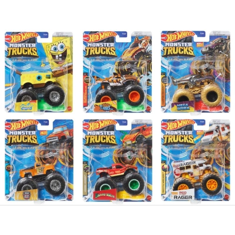 Diecast Miniatur Mobil Hot Wheels Monster Trucks Original Mattel Hotwheels Monster Truck Jurassic World Dominion