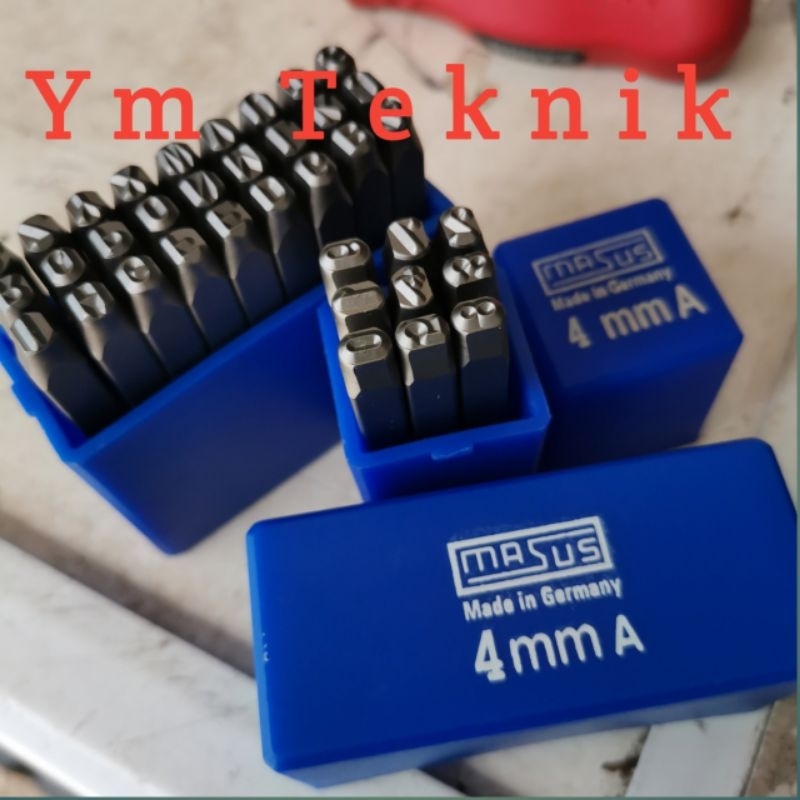 Angka Ketok Huruf Angka 4 Mm Alat Ketok Masus Germany