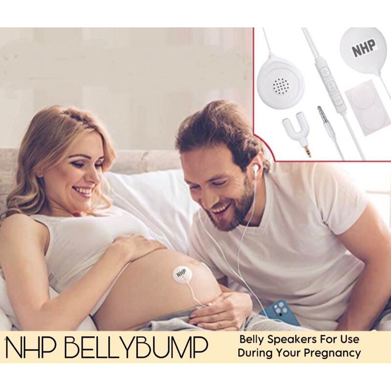 NHP Bellybump Headphone khusus Ibu Hamil Setara Belly Buds Heasdet Full Murotal Al quran 30 Juzz Lagu Klasik Bumil dan Janin