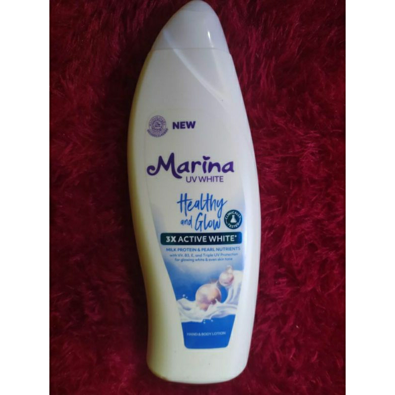 Marina UV White Hand Body lotion ukuran besar 460 ml