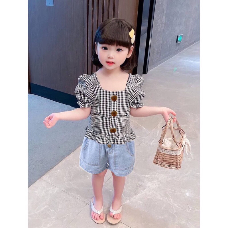 BERYL HOTPANTS Celana Pendek Denim Jeans Anak Perempuan